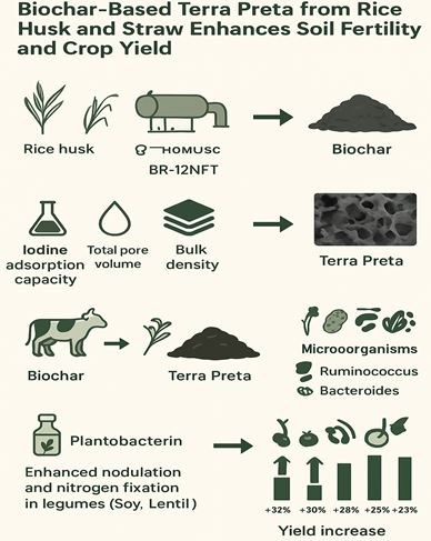 Utilization of Agricultural Waste into Terra Preta Biofertilizer and Its Impact on Crop Productivity 